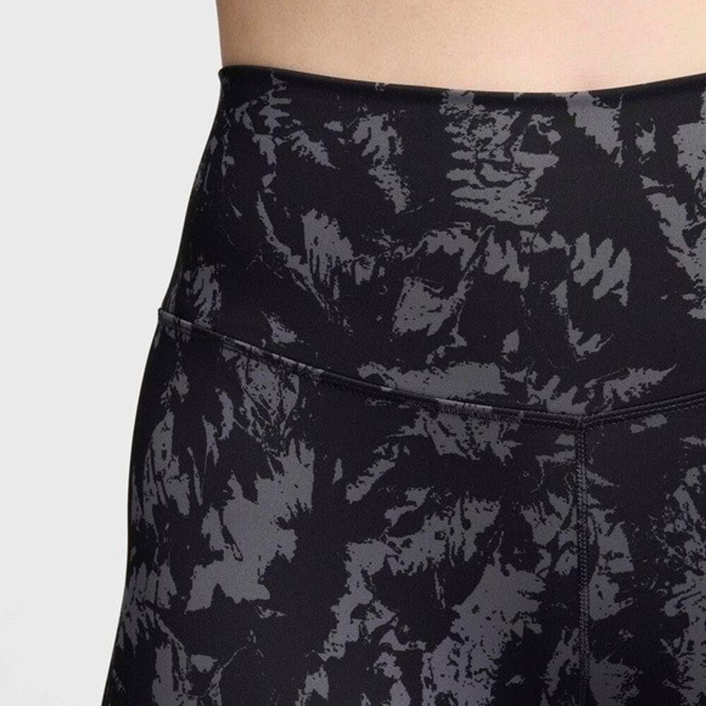 Nike One Women's High-Waisted‎ 7/8 Printed Leggings Black Speckle Size Small NWT - Picture 6 of 8